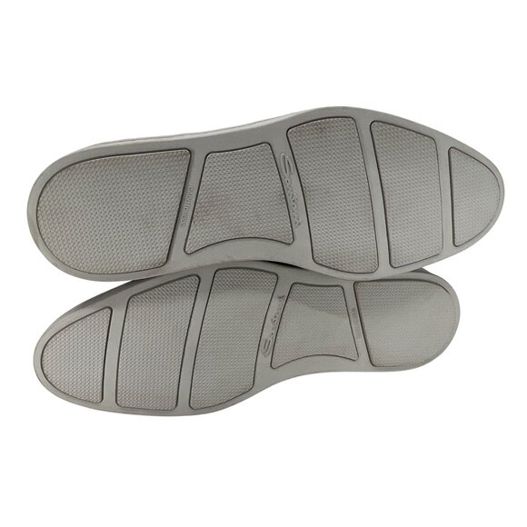 Santani Mens Leather Loafers With Double Monk Strap & Rubber Sole Size 7 - Picture 7 of 8